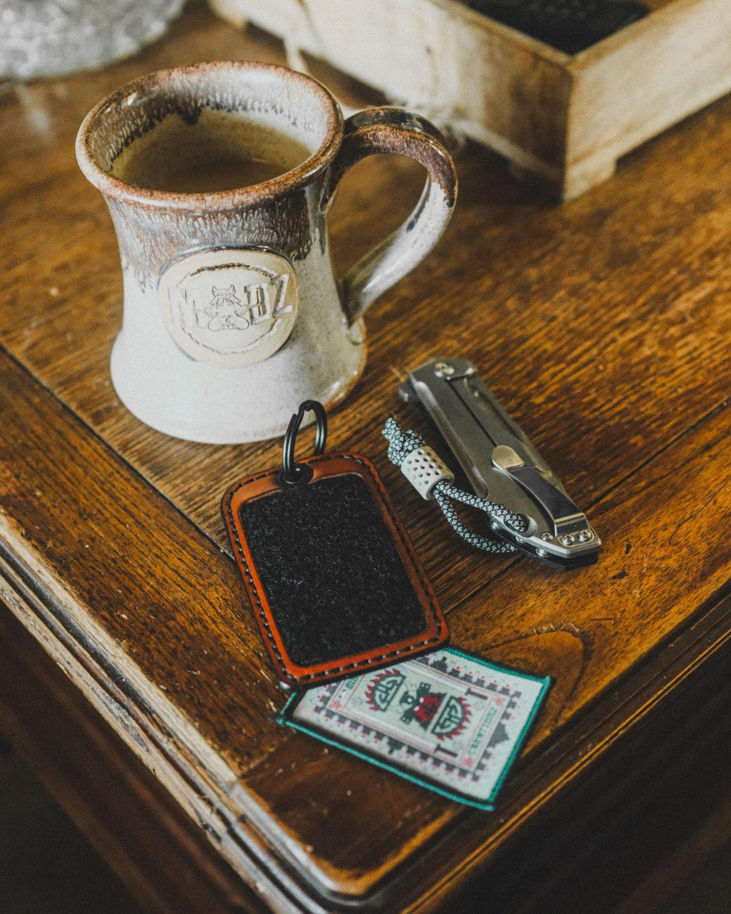 Madz Collab Leather Velcro Keychain V3